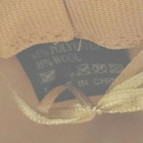 Pengcheng Wool Blend Fedora Hat Taupe OS - Picture 5 of 5